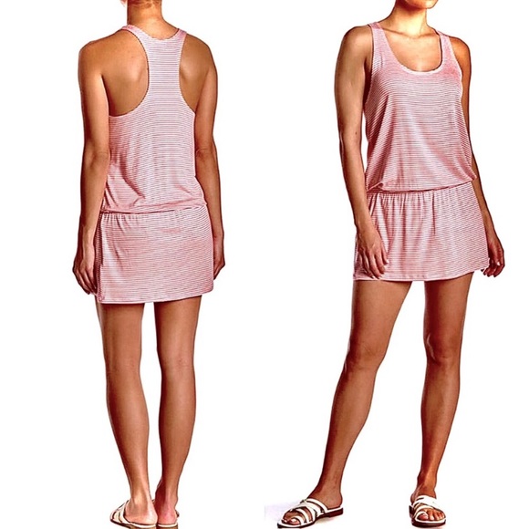 Splendid | Swim | Splendid Sunday Afternoon Drop Waist Pink And White ...